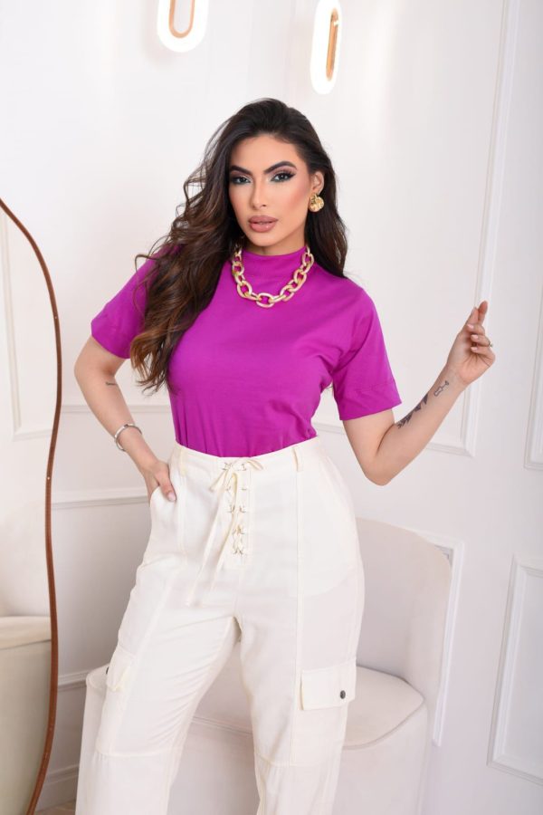 TC-Shirt Gola Alta Rosa Fúcsia