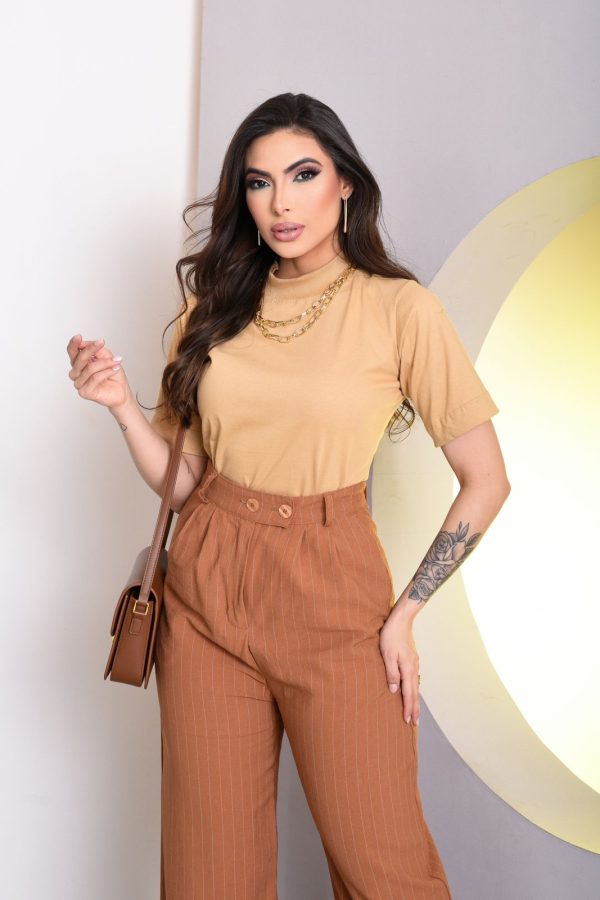 TC-Shirt Gola Alta Bege Concha