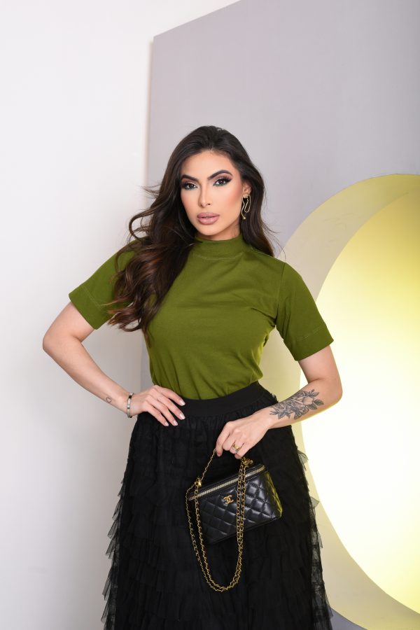 TC-Shirt Gola Alta Verde Militar